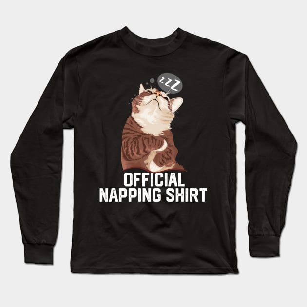 official napping shirt Long Sleeve T-Shirt by spantshirt